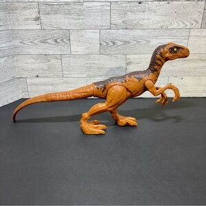 Jurassic World Mattel 2017‎ Orange Basic Velociraptor